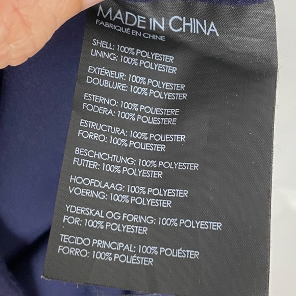 CLUB MONACO Atrina Blue Cut Out Scalloped Hem High Waist Skirt Old Money 6 - Picture 10 of 12